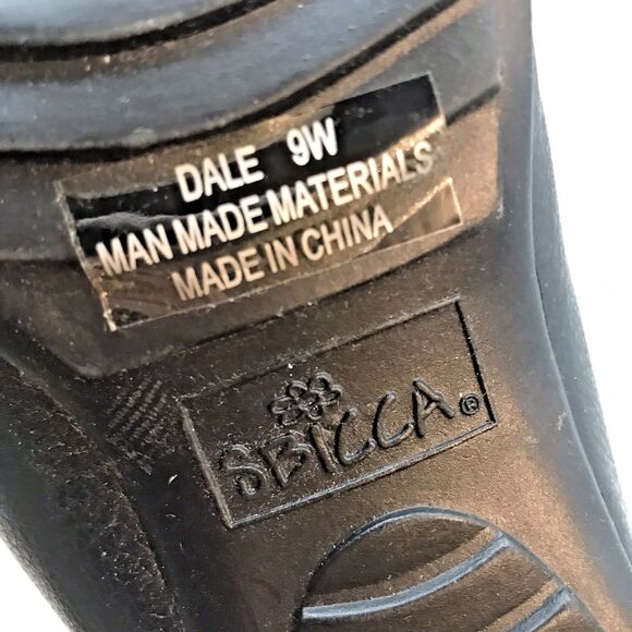 Sbicca of California Dale Slip On Mules Women's 9W Black Leather Driving Shoes - Picture 11 of 13